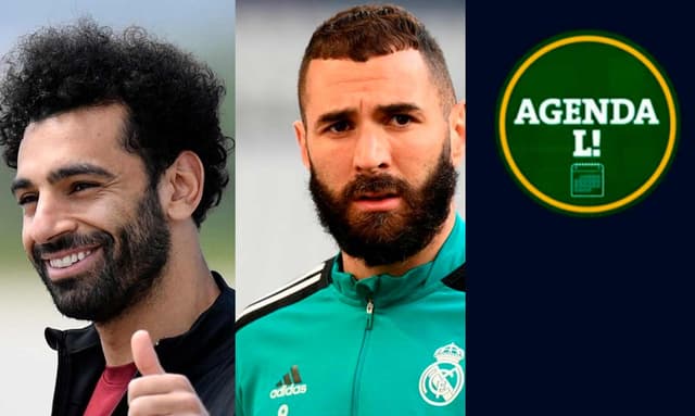 Salah (Liverpool) e Benzema (Real Madrid).