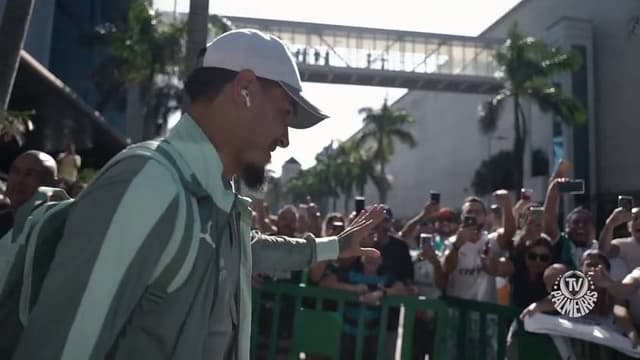 Gustavo Gómez - Bastidores Santos x Palmeiras