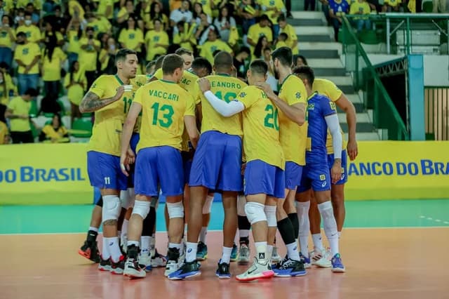 Seleção masculina de vôlei perdeu para o Japão (Foto: Patricy Albuquerque/Inovafoto/CBV)