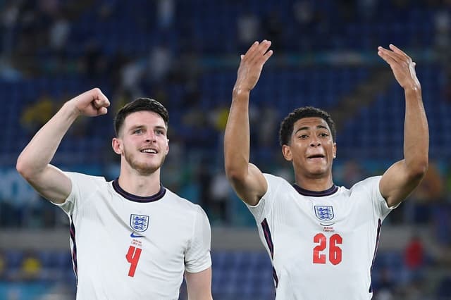 Declan Rice e Jude Bellingham - Inglaterra