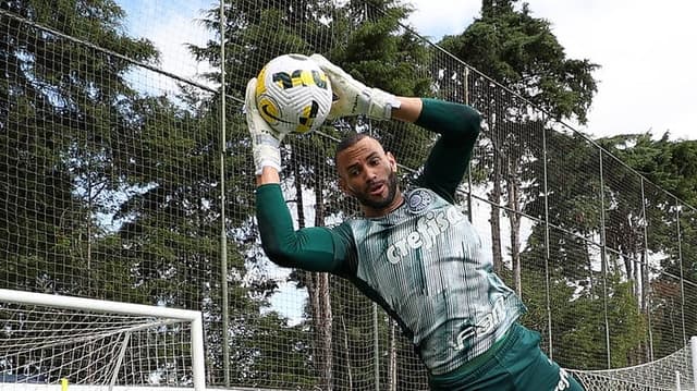 Weverton - Treino Palmeiras