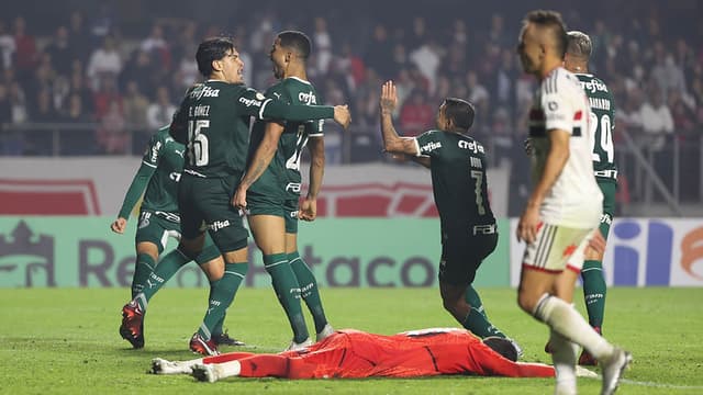 São Paulo x Palmeiras - Comemoração Palmeiras