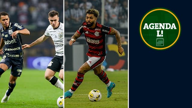 Agenda Lance! Santos x Corinthians e Flamengo