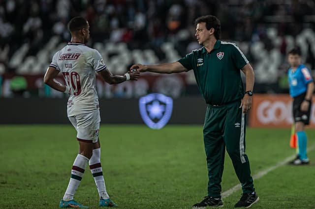 Botafogo x Fluminense - Diniz e Caio Paulista