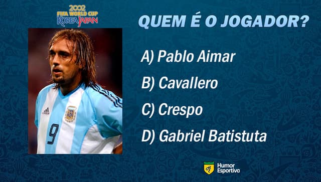 Quiz: Copa do Mundo 2002 - Batistuta