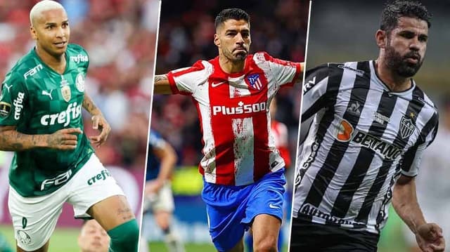 Deyverson, Luis Suárez e Diego Costa