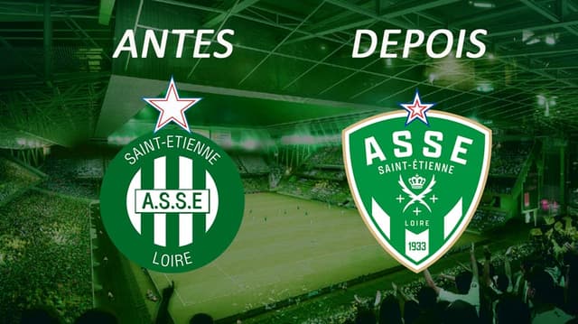 Escudo Sanit-Étienne: antes e depois