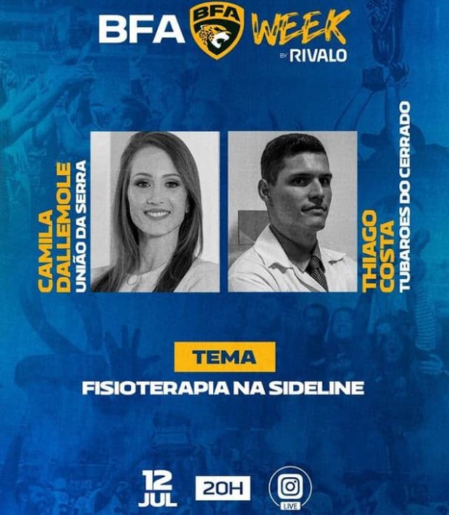 Fisioterapeutas são os novos condidados da BFA Week by Rivalo