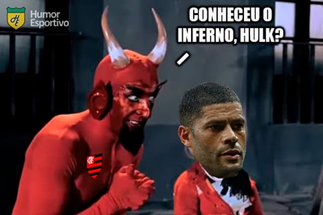 Meme: Hulk e Flamengo