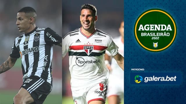 Agenda Brasileirão - Atlético MG e São Paulo