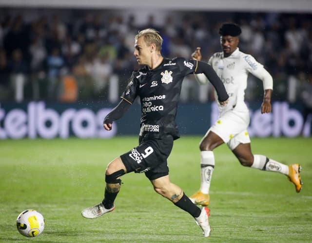 Santos x Corinthians - Róger Guedes