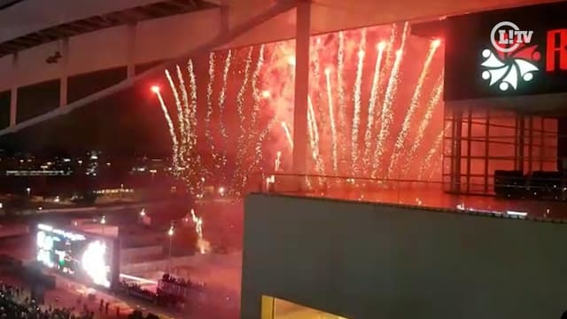 Corinthians x Coritiba - Show de fogos