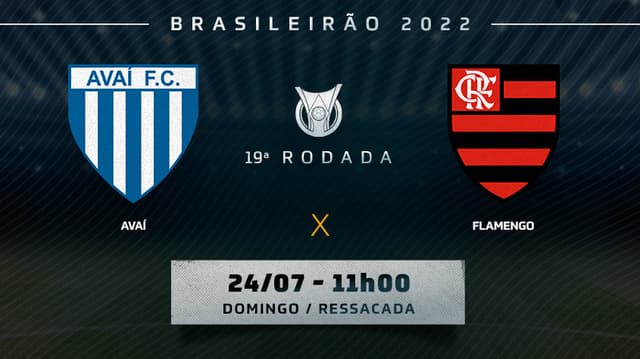 Chamada Avaí x Flamengo