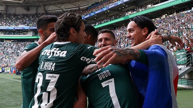 Palmeiras x Internacional - comemoração