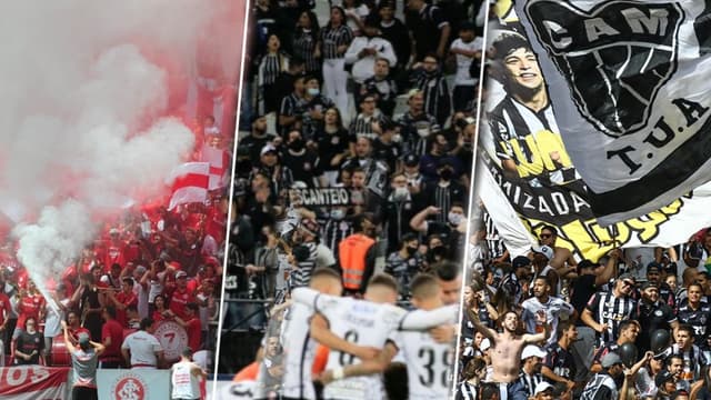 Internacional, do Corinthians e Atlético-MG