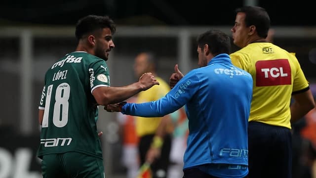 Palmeiras x América-MG - Flaco Lopez e Abel