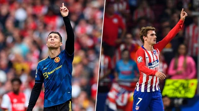 Cristiano Ronaldo e Griezmann