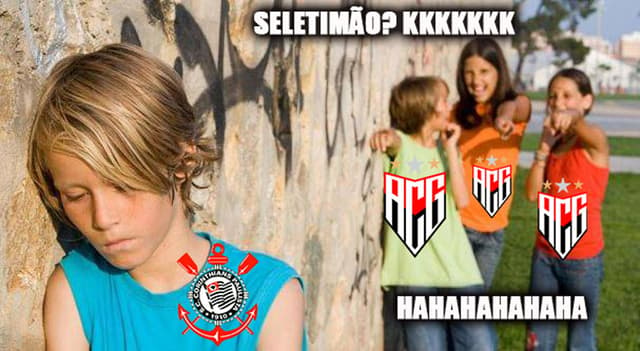 Meme: Corinthians x Atlético-GO