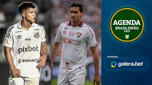 Agenda Brasileirao - Santos e São Paulo