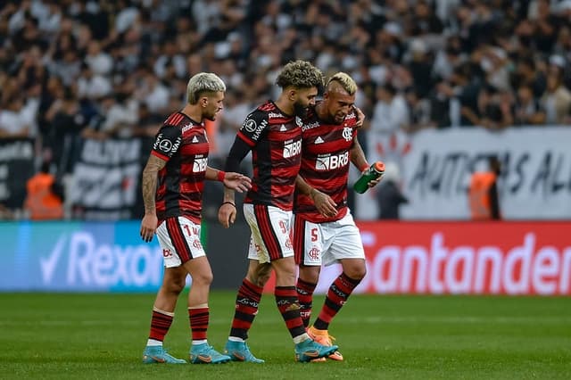 Arrascaeta, Vidal e Gabigol