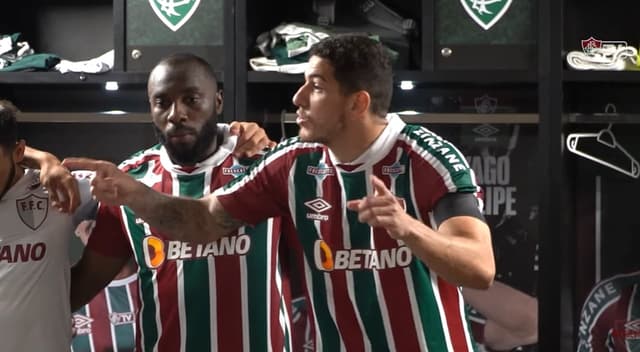 Nino - bastidores Fluminense