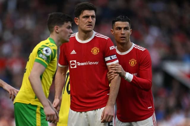 Maguire e Cristiano Ronaldo - Manchester Unitedd