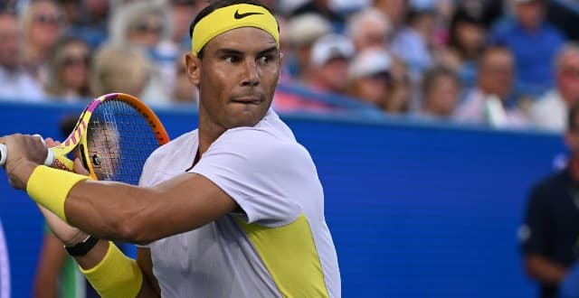 Rafael Nadal durante o torneio de Cincinnati