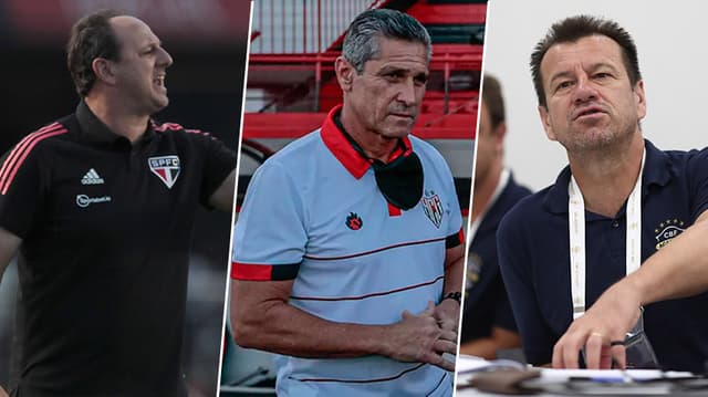 Montagem - Ceni, Jorginho e Dunga