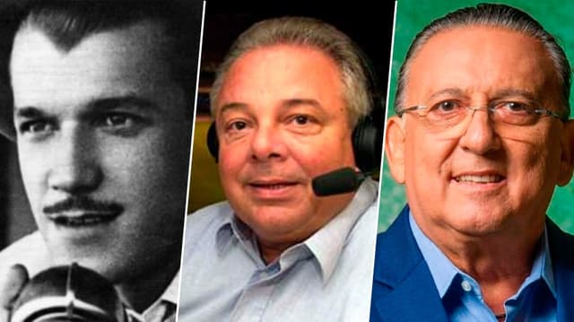 Montagem - Geraldo José de Almeida, Luciano do Valle e Galvão Bueno