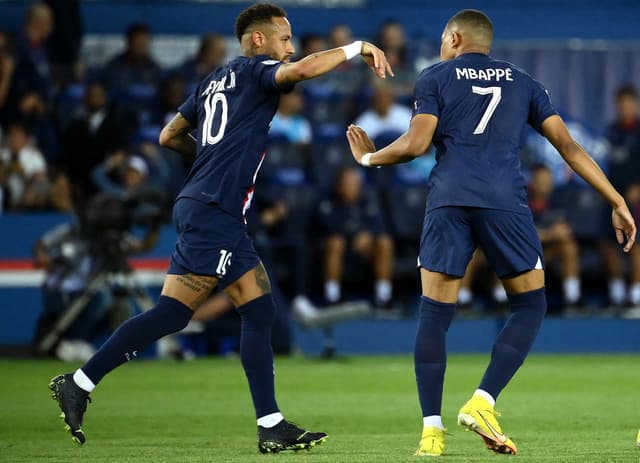 Neymar e Mbappé - PSG