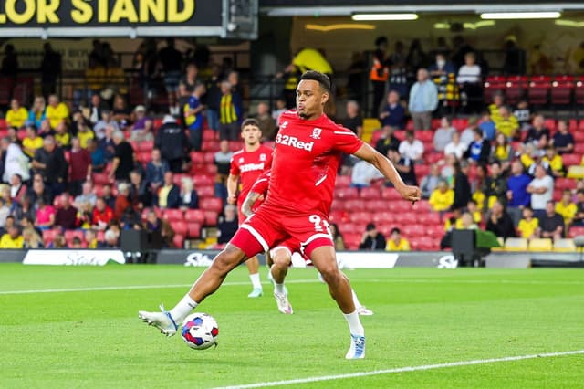 Muniz em ação pelo Middlesbrough