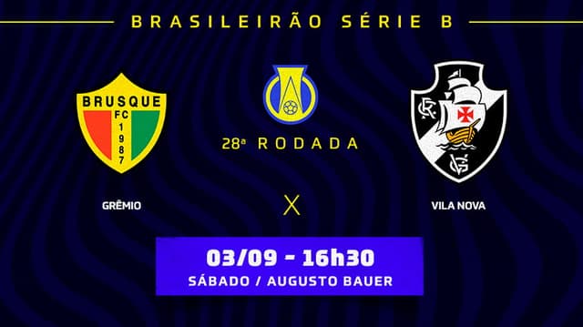 Chamada Brusque x Vasco