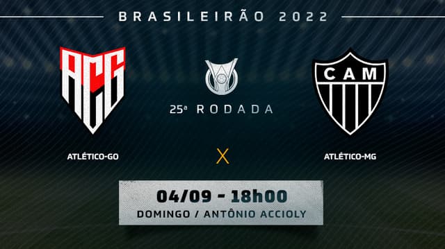 Chamada Atlético-GO x Atlético-MG