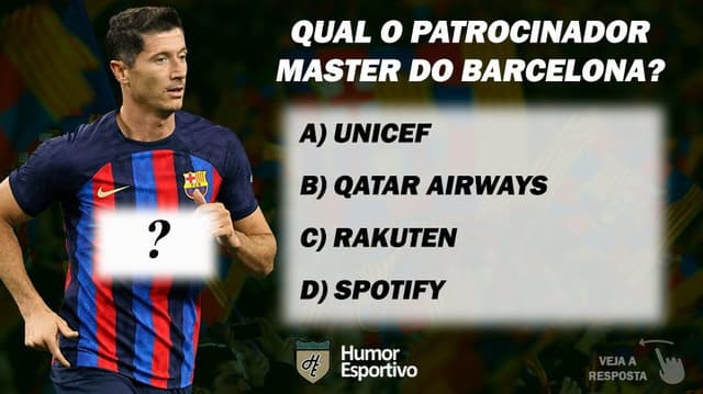 Quiz: Patrocinadores dos clubes - Barcelona