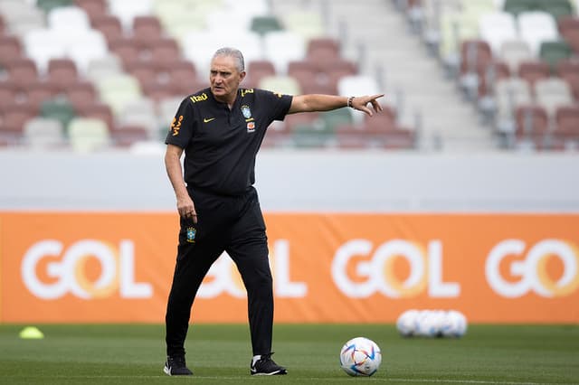 Tite - Seleção Brasileira - treino do Brasil