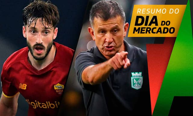 Matias Vinã (com a camisa da Roma) e uma do Juan Carlos Osorio