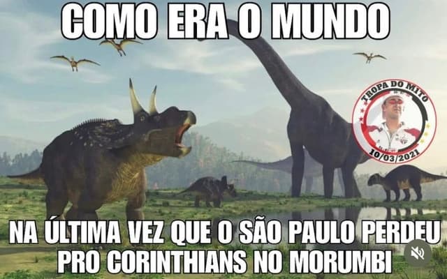 Meme: São Paulo x Corinthians