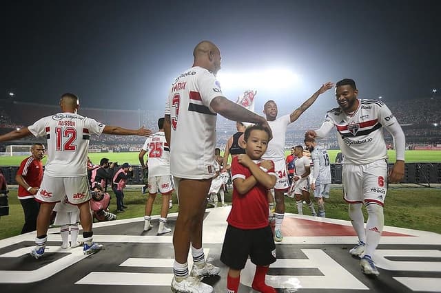 São Paulo comemoração Copa Sul-Americana