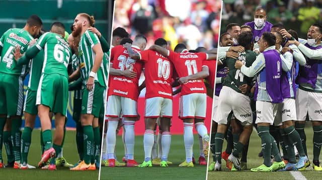 Juventude, Internacional e Palmeiras