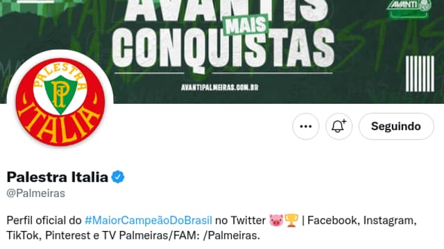 Palmeiras - Twitter