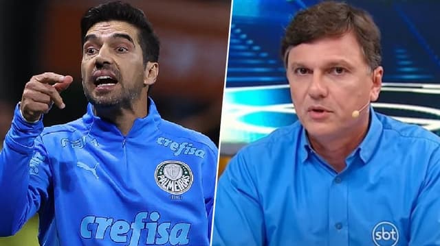 Abel Ferreira e Mauro Cezar.