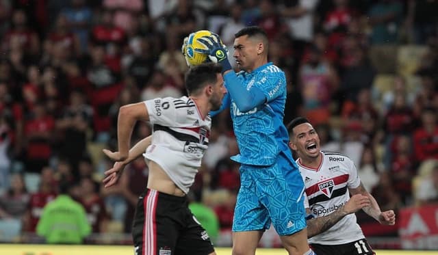 Calleri e Luciano - Flamengo x São Paulo - Copa do Brasil