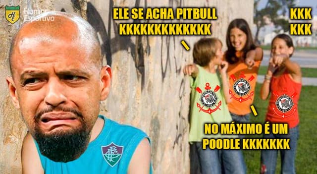 Meme: Felipe Melo (Fluminense eliminado)