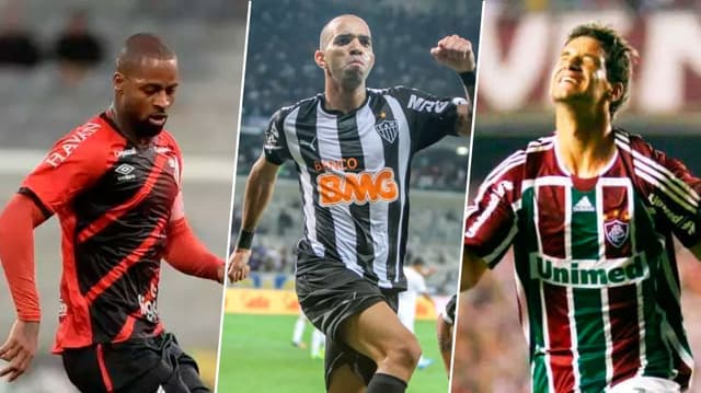 Montagem Dedé, Diego Tardelli e Thiago Neves