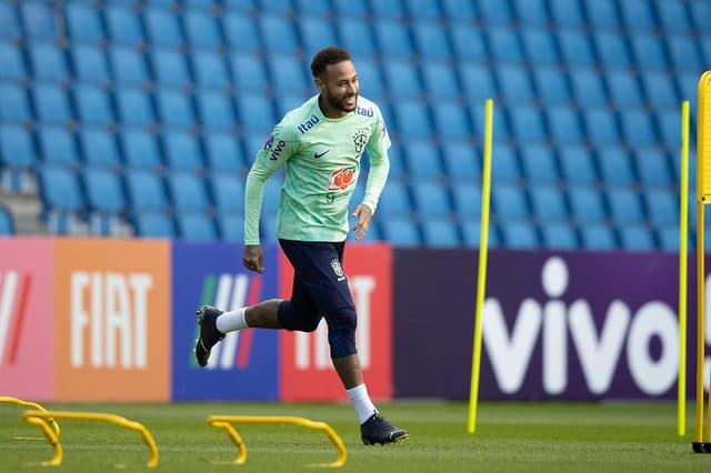 Neymar - Seleção Brasileira - treino do Brasil