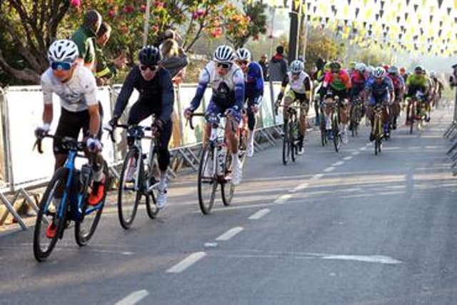 Vicente Rojas na etapa brasileira do Tour de France