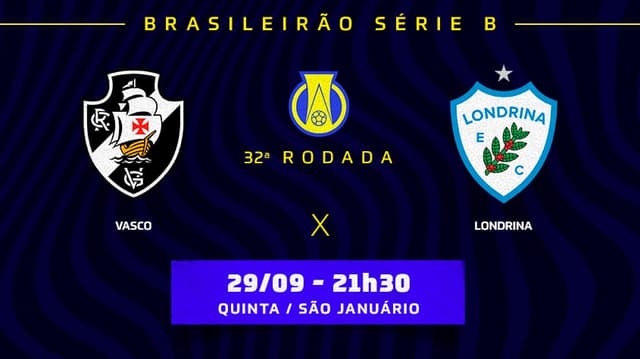 Chamada Vasco x Londrina