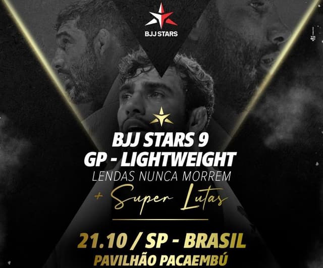 O BJJ 9 será realizado pela primeira vez no Pavilhão do Pacaembu, em São Paulo