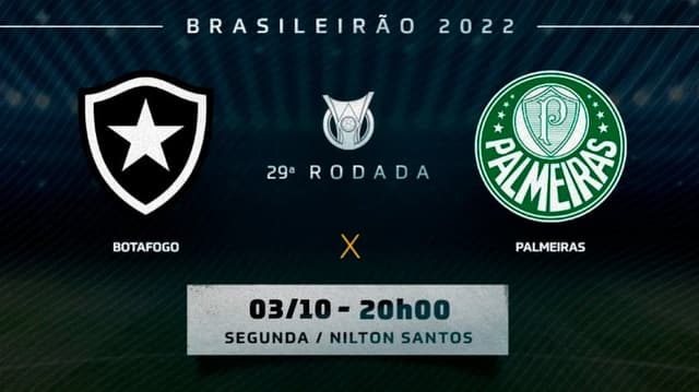 Chamada -  Botafogo x Palmeiras