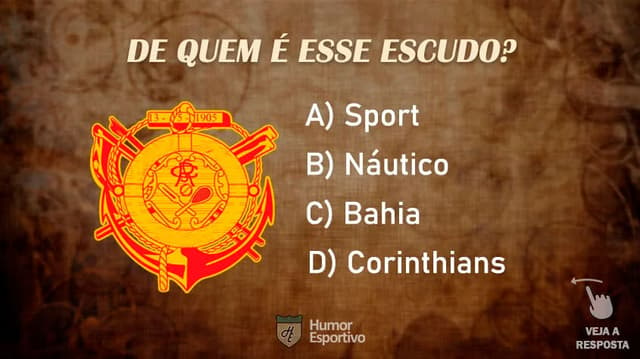 Quiz: escudo antigo do Sport